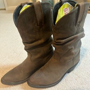 Real Leather Cowgirl Boots